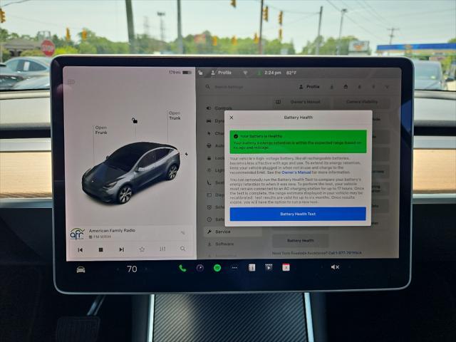 used 2020 Tesla Model Y car, priced at $27,599