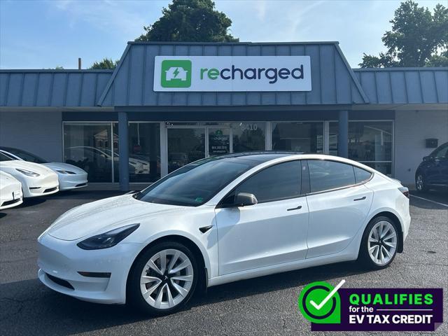 used 2021 Tesla Model 3 car, priced at $17,998