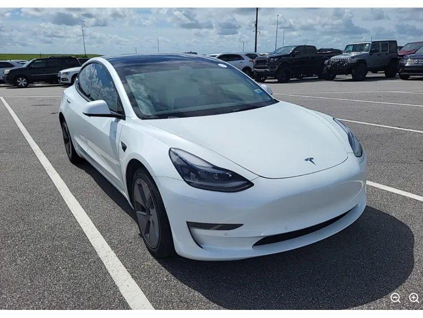 used 2022 Tesla Model 3 car, priced at $20,300