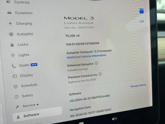 used 2018 Tesla Model 3 car, priced at $20,998