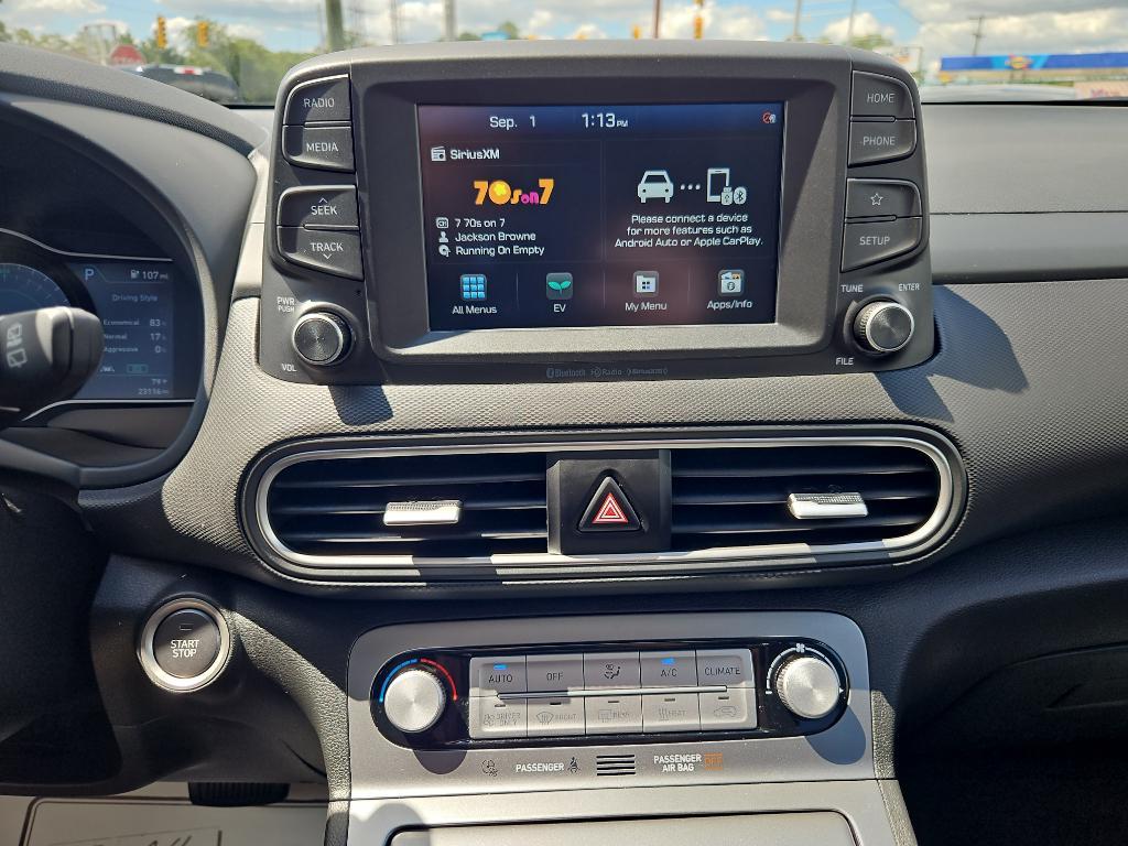 used 2021 Hyundai Kona EV car, priced at $16,998