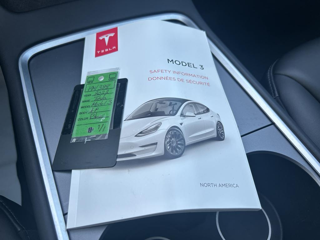 used 2022 Tesla Model 3 car, priced at $23,998