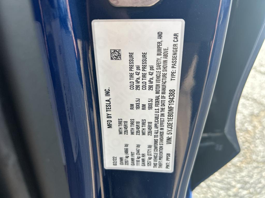 used 2022 Tesla Model 3 car, priced at $23,998