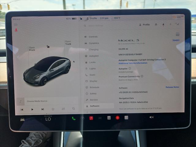 used 2020 Tesla Model 3 car, priced at $20,300
