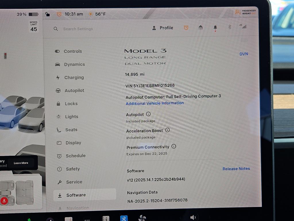 used 2021 Tesla Model 3 car, priced at $27,998