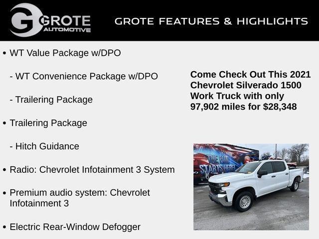 used 2021 Chevrolet Silverado 1500 car, priced at $28,992