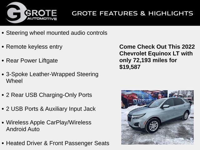 used 2022 Chevrolet Equinox car, priced at $19,641