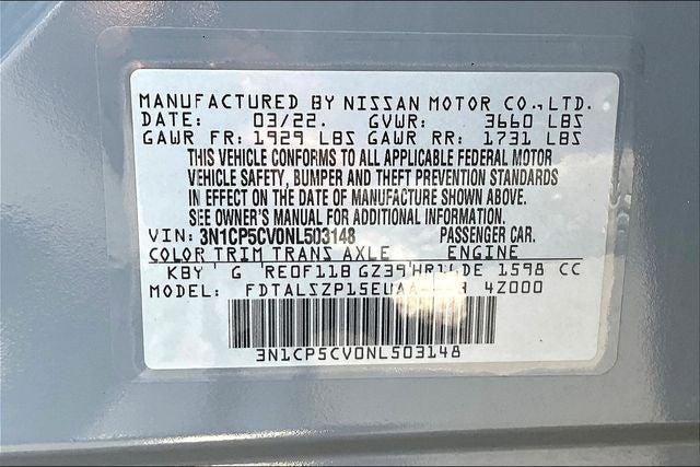 used 2022 Nissan Kicks car, priced at $16,920