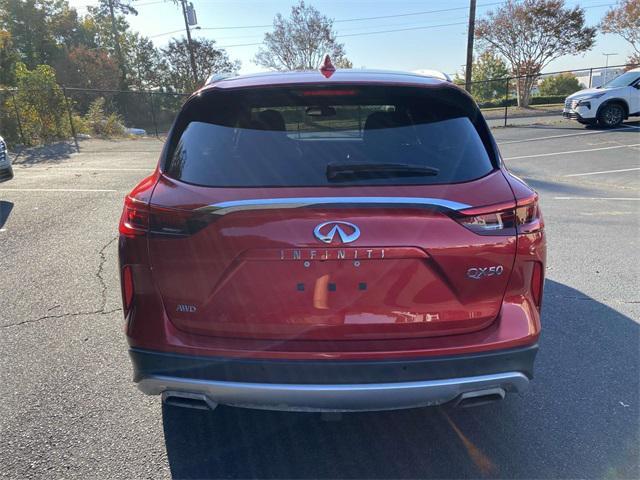 used 2021 INFINITI QX50 car, priced at $32,999