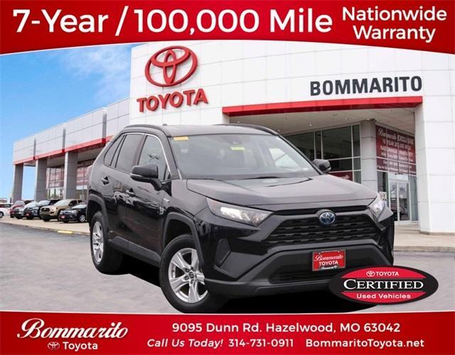 used 2021 Toyota RAV4 Hybrid car, priced at $27,455