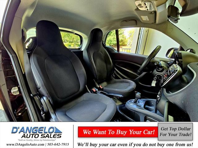 used 2016 smart ForTwo car, priced at $9,950