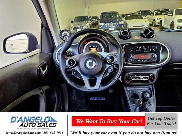 used 2016 smart ForTwo car, priced at $9,950