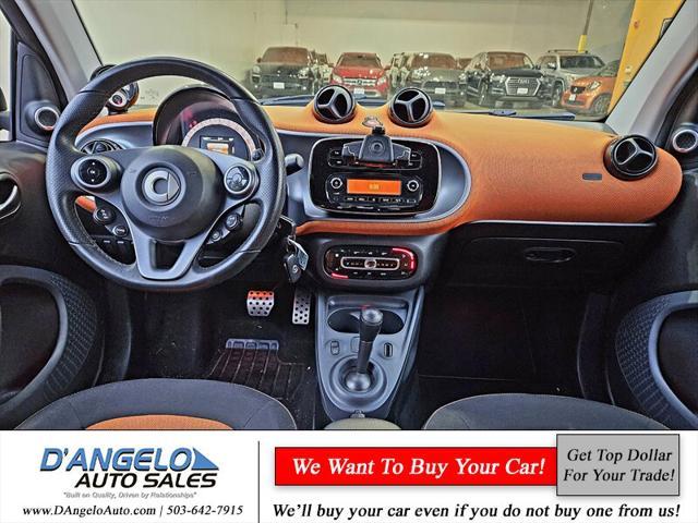 used 2016 smart ForTwo car, priced at $11,950