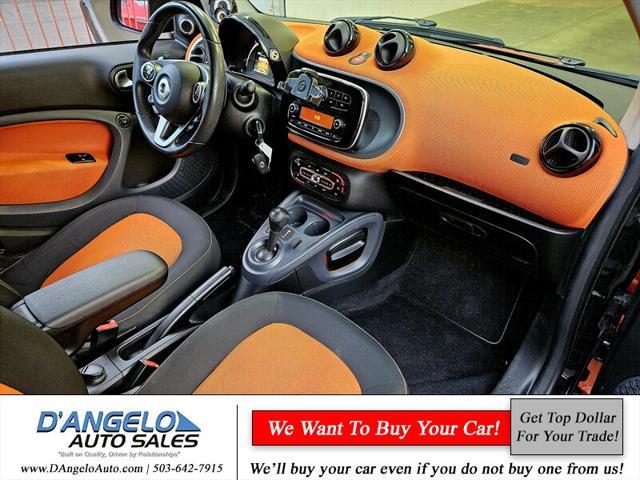 used 2016 smart ForTwo car, priced at $11,950