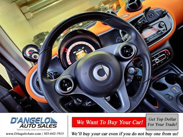 used 2016 smart ForTwo car, priced at $11,950