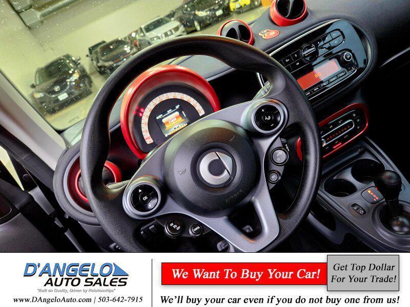 used 2017 smart ForTwo car, priced at $9,950