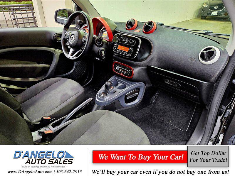 used 2017 smart ForTwo car, priced at $9,950