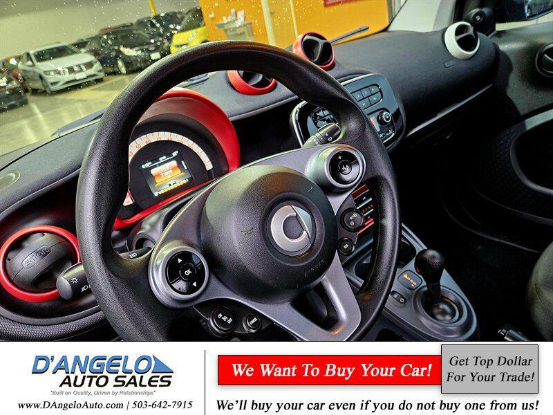 used 2017 smart ForTwo car, priced at $9,950