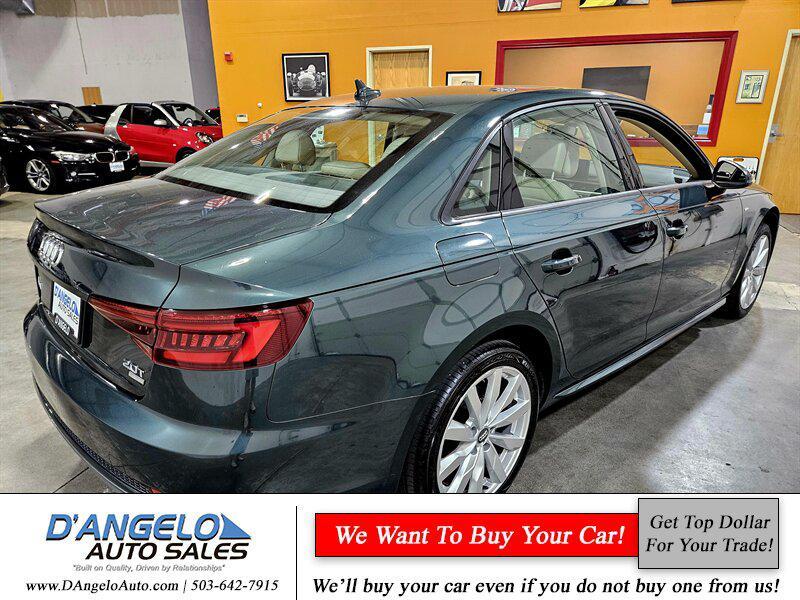 used 2018 Audi A4 car, priced at $14,900