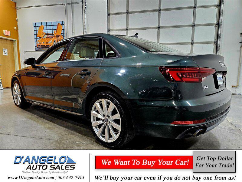 used 2018 Audi A4 car, priced at $14,900