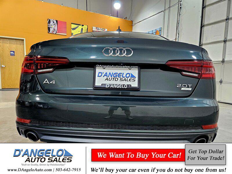 used 2018 Audi A4 car, priced at $14,900
