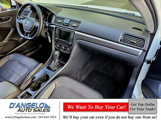 used 2018 Volkswagen Passat car, priced at $12,950