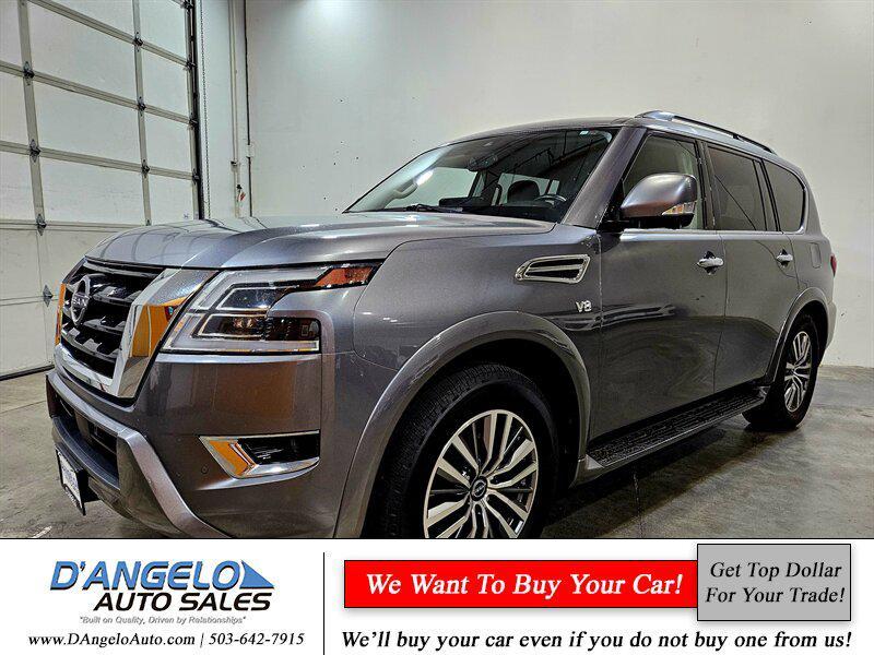used 2021 Nissan Armada car, priced at $24,950