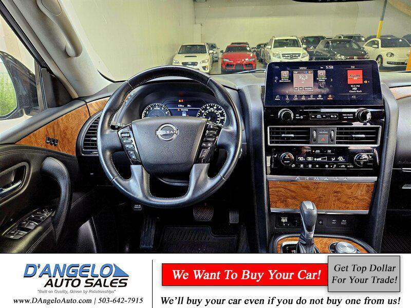 used 2021 Nissan Armada car, priced at $24,950