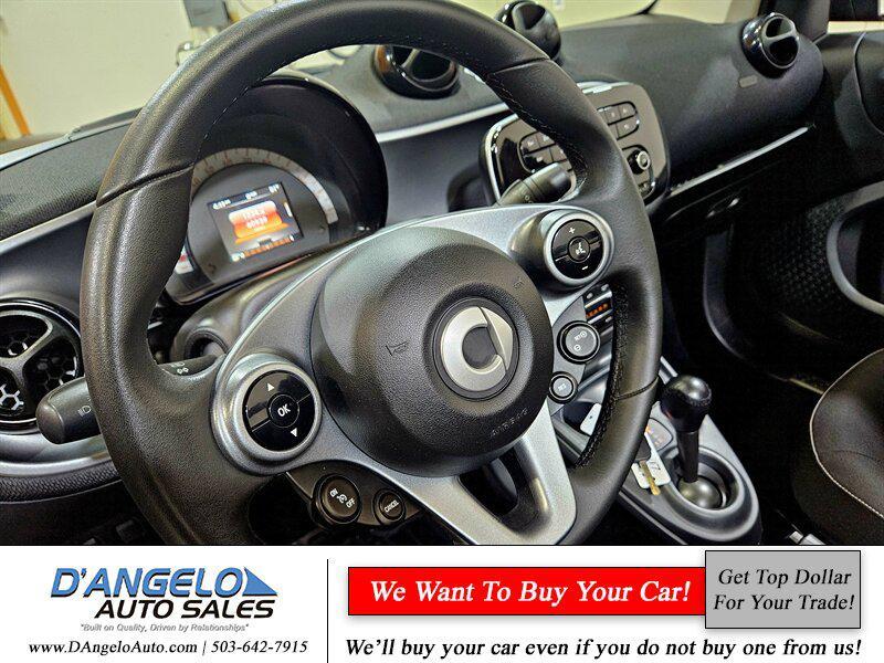 used 2017 smart ForTwo car, priced at $15,900
