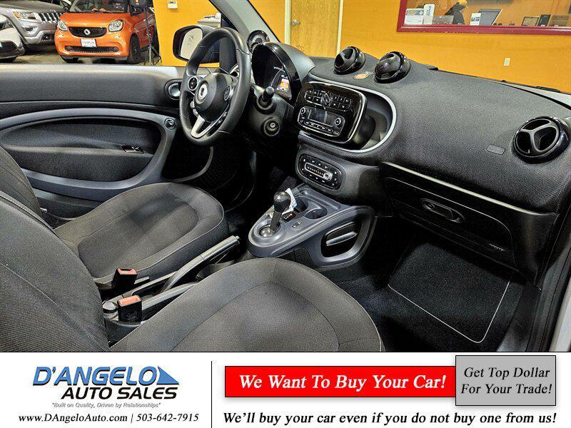 used 2017 smart ForTwo car, priced at $15,900