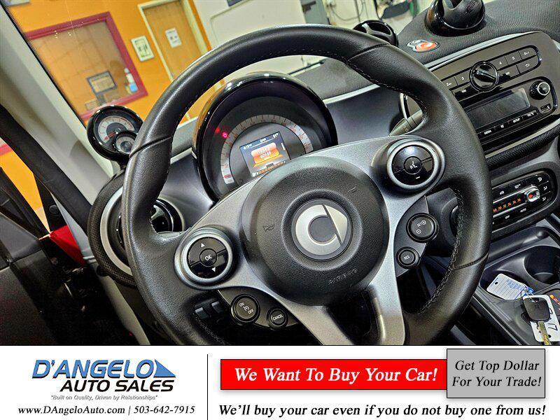 used 2017 smart ForTwo car, priced at $15,900