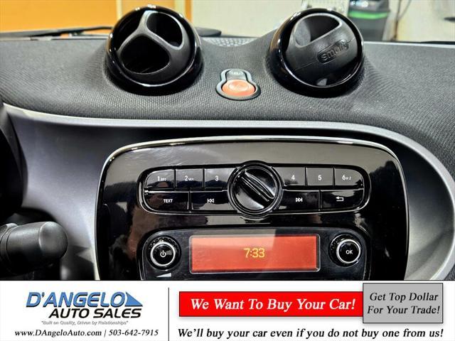 used 2017 smart ForTwo car, priced at $17,988