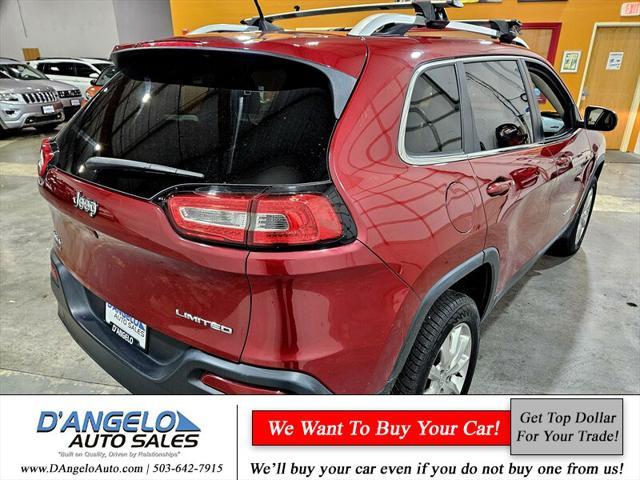 used 2016 Jeep Cherokee car, priced at $13,988