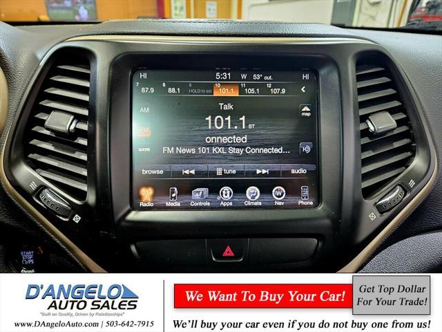 used 2016 Jeep Cherokee car, priced at $13,988