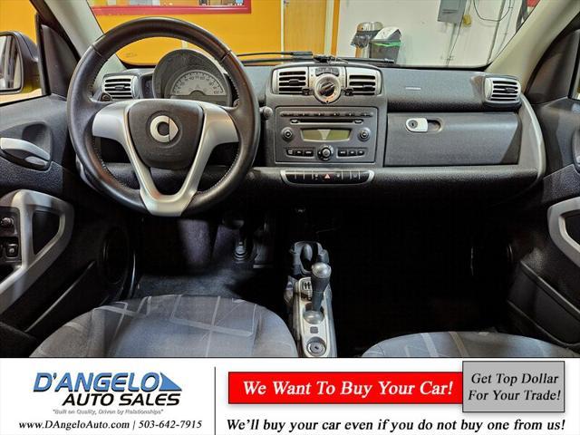 used 2008 smart ForTwo car, priced at $8,900