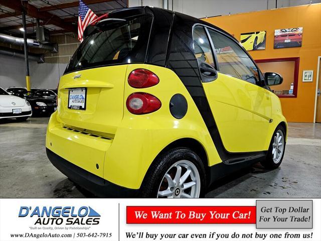 used 2008 smart ForTwo car, priced at $8,900