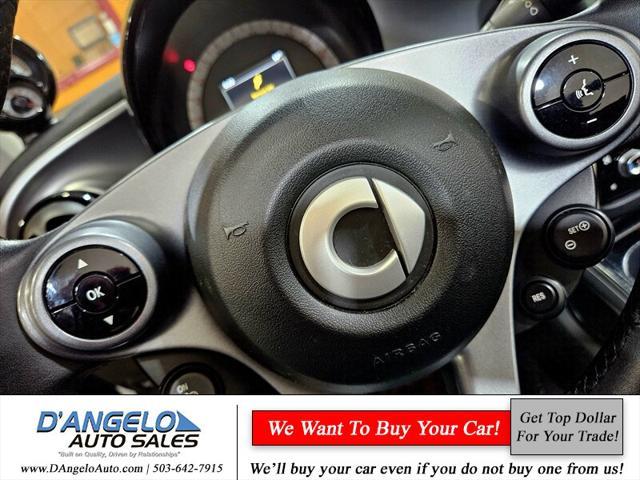 used 2017 smart ForTwo car, priced at $18,900