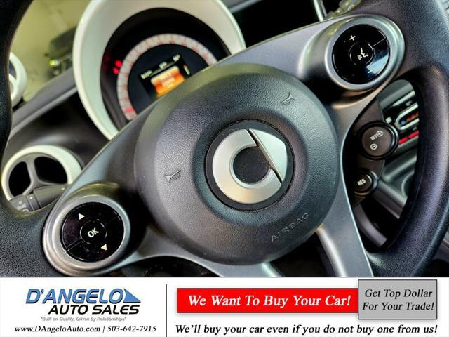 used 2016 smart ForTwo car, priced at $12,988