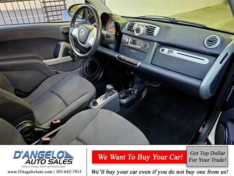 used 2015 smart ForTwo car, priced at $6,988