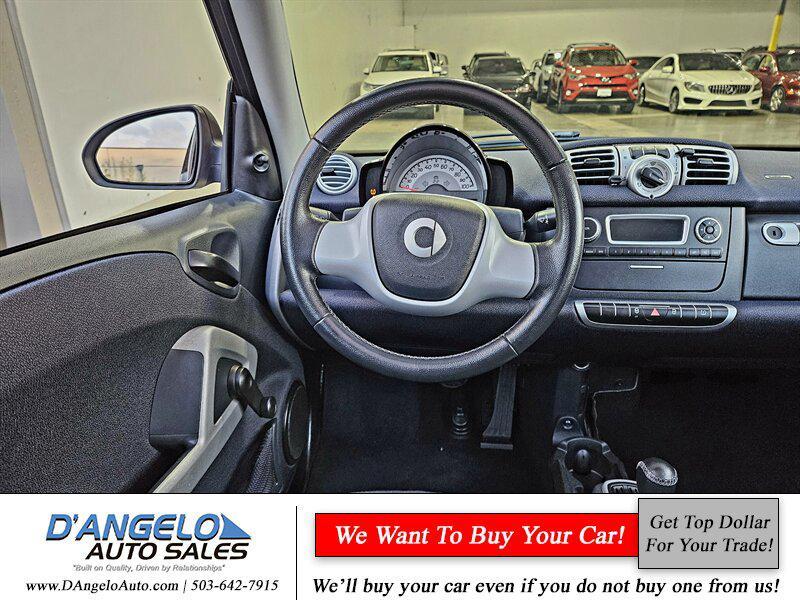 used 2015 smart ForTwo car, priced at $6,988