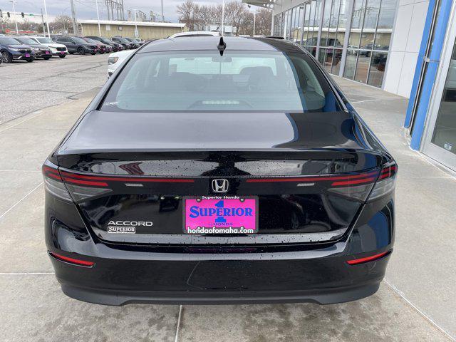 new 2025 Honda Accord car, priced at $31,655