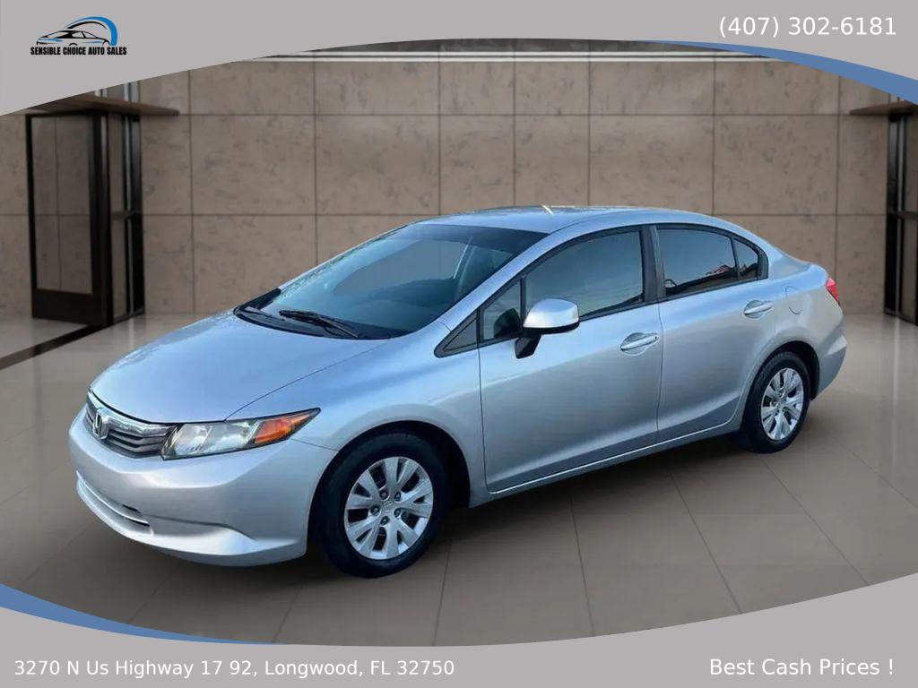 used 2012 Honda Civic car, priced at $7,488