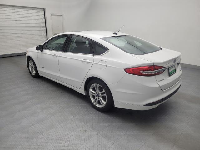 used 2018 Ford Fusion Hybrid car, priced at $16,295