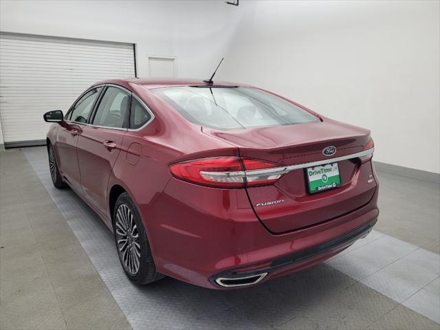 used 2017 Ford Fusion car, priced at $18,395