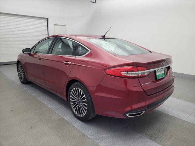 used 2017 Ford Fusion car, priced at $18,395