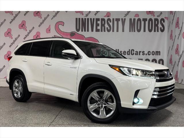 used 2019 Toyota Highlander Hybrid car, priced at $32,265