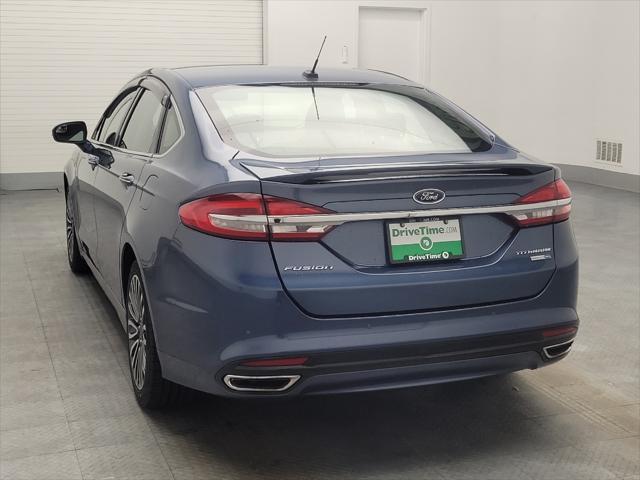 used 2018 Ford Fusion car, priced at $17,695