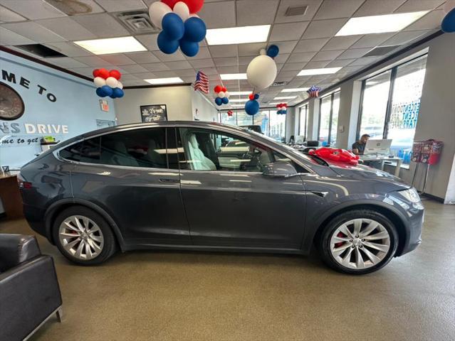 used 2018 Tesla Model X car, priced at $35,995