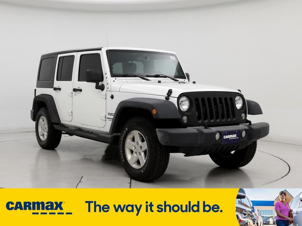 used 2016 Jeep Wrangler car, priced at $19,998