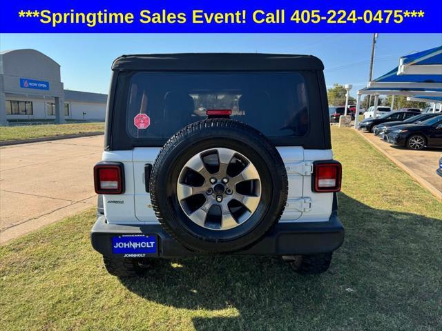 used 2021 Jeep Wrangler Unlimited car, priced at $25,500